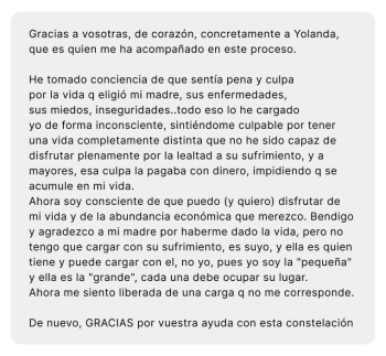 Testimonio Pilar Sánchez Bermejo